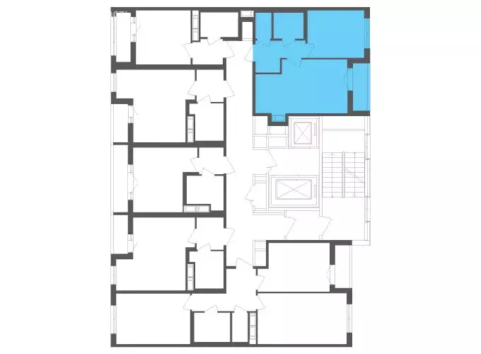 1-комнатная квартира: посёлок Шушары, Старорусский проспект, 3к1 (38.6 ... - Фото 2