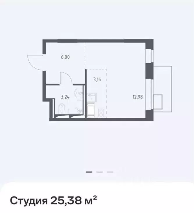 Студия Московская область, Ленинский городской округ, Мисайлово пгт, ... - Фото 0