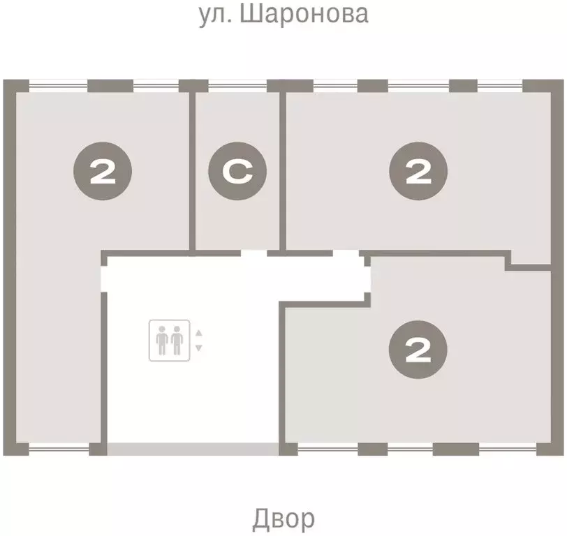 2-комнатная квартира: Омск, Кировский округ (65.11 м) - Фото 1