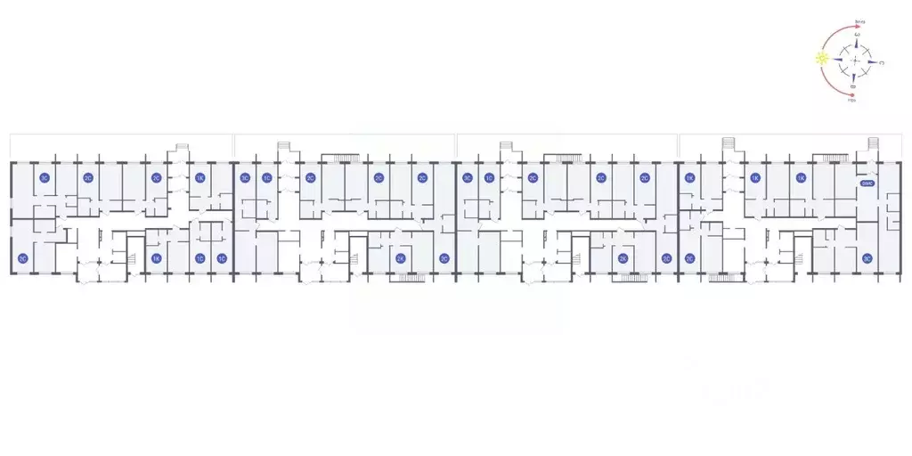 2-к кв. Новосибирская область, Новосибирск ул. Забалуева, 69 (43.45 м) - Фото 1