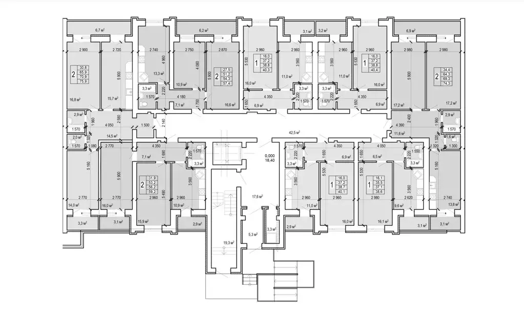 2-к кв. Саратовская область, Энгельс Новобазарная ул., 4 (74.3 м) - Фото 1