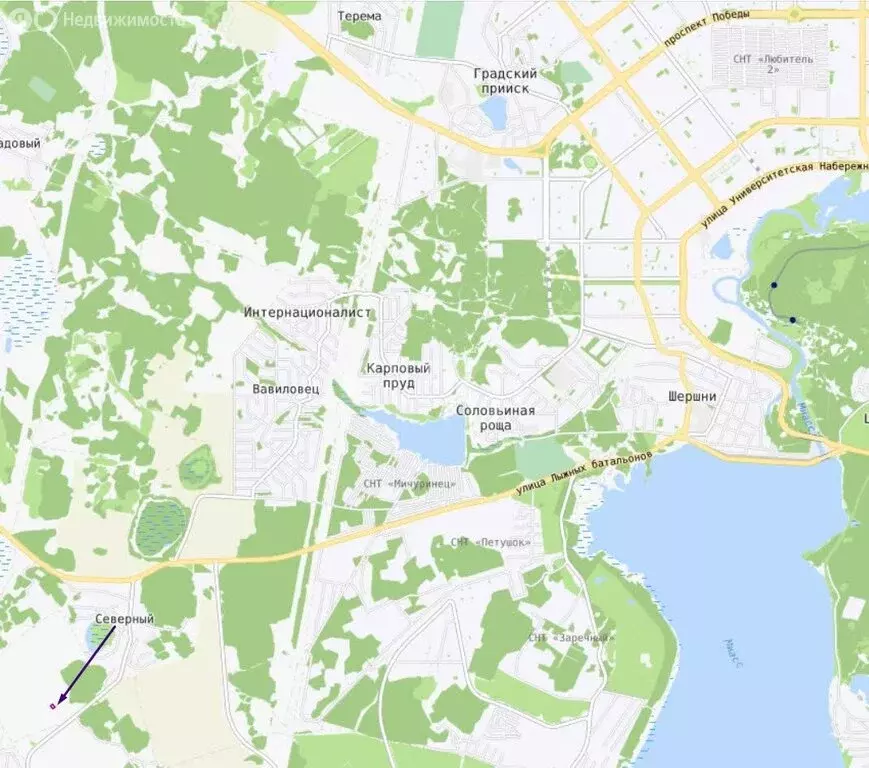 Участок в посёлок Северный, Ямская улица (10 м) - Фото 2