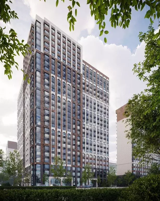 Своб. планировка, 43,3 м, 25/27 эт. - Фото 1