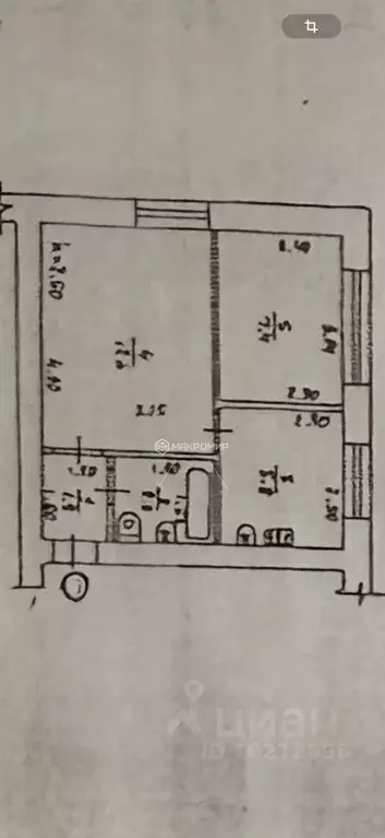 1-к кв. Брянская область, Брянск ул. Димитрова, 43 (30.6 м) - Фото 2