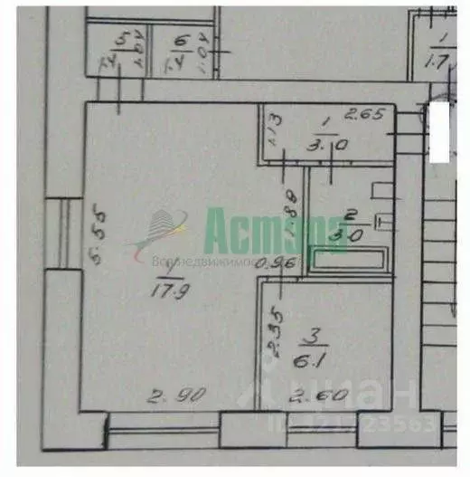 1-к кв. Забайкальский край, Чита ул. 40 лет Октября, 3 (32.0 м) - Фото 1