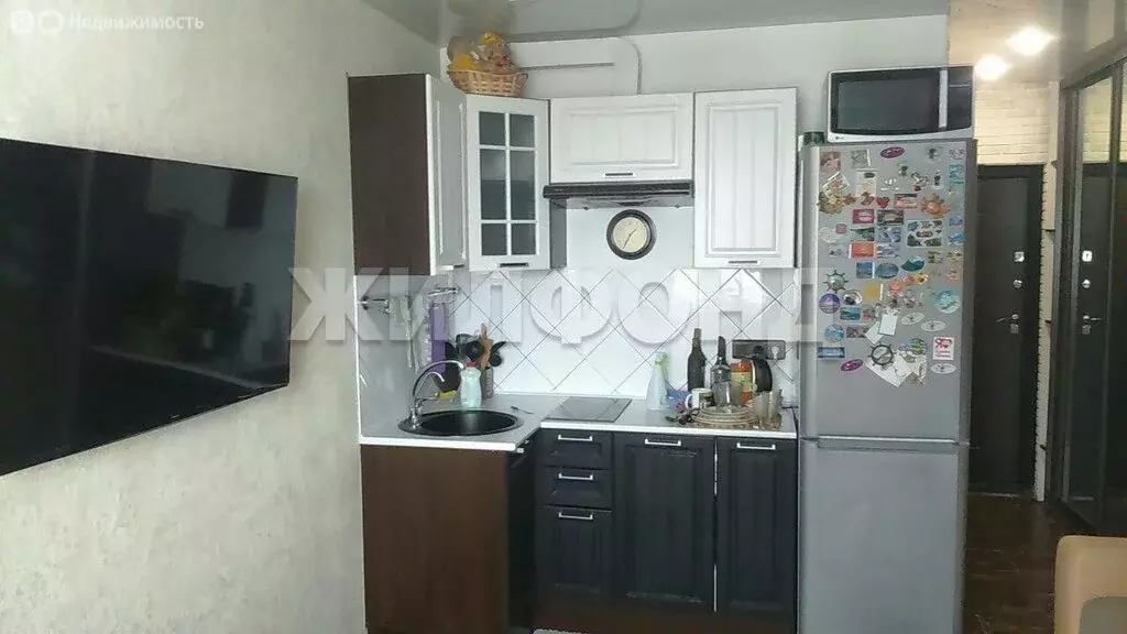 Квартира-студия: Новосибирск, улица Одоевского, 1/7 (19.2 м) - Фото 1