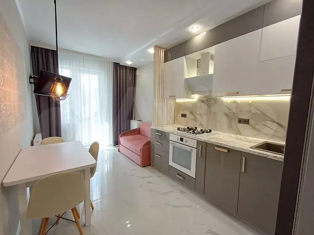 1-к. квартира, 49,4 м, 6/9 эт. - Фото 1