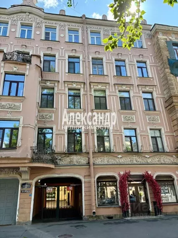 Комната Санкт-Петербург 7-я Красноармейская ул., 22-24 (56.6 м) - Фото 0