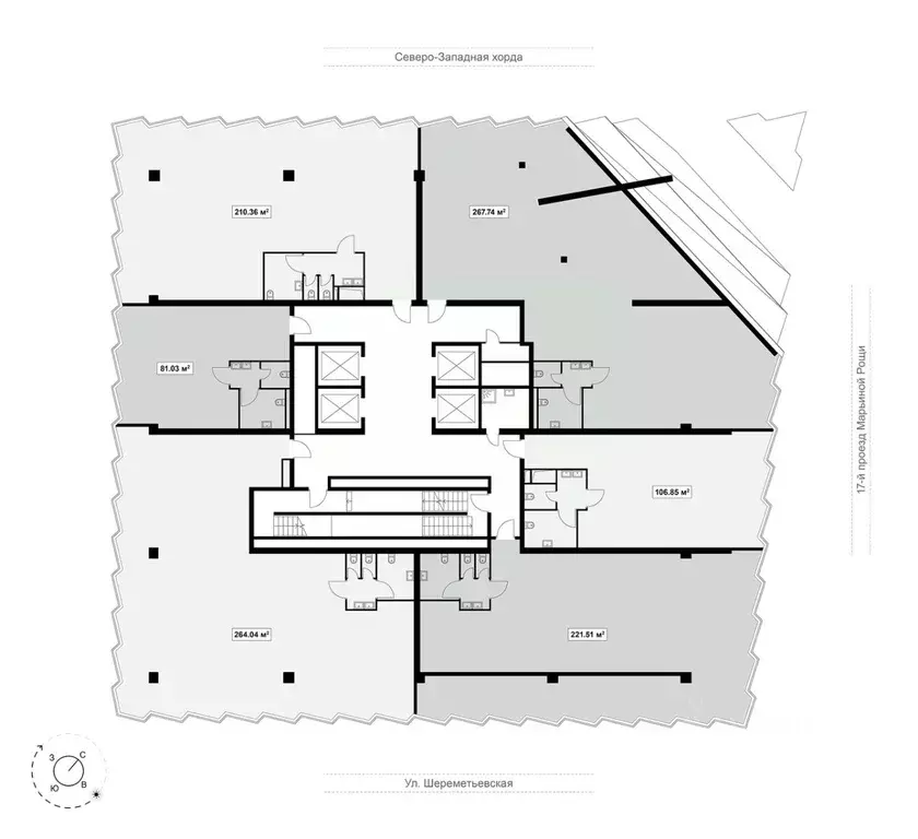 Офис в Москва проезд 17-й Марьиной рощи, 6 (107 м) - Фото 2