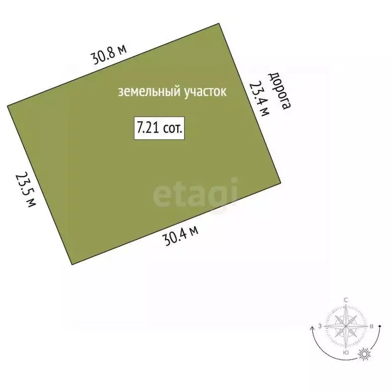 Участок в Ростовская область, Аксайский район, Ольгинское с/пос, Махин ... - Фото 2