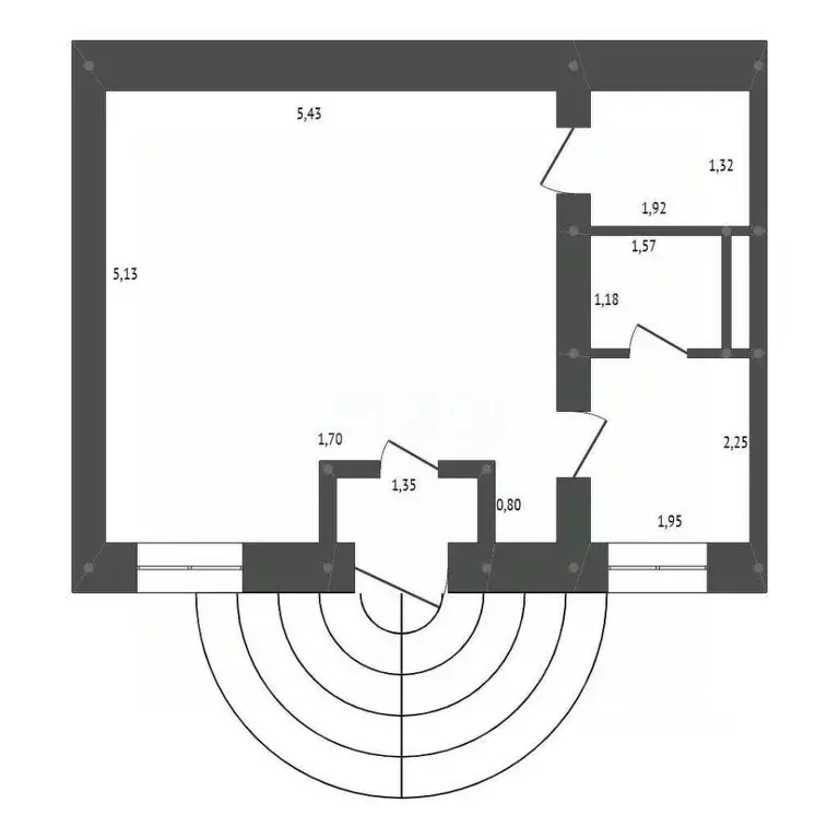 1-к кв. Амурская область, Белогорск ул. Кирова, 98 (38.2 м) - Фото 2