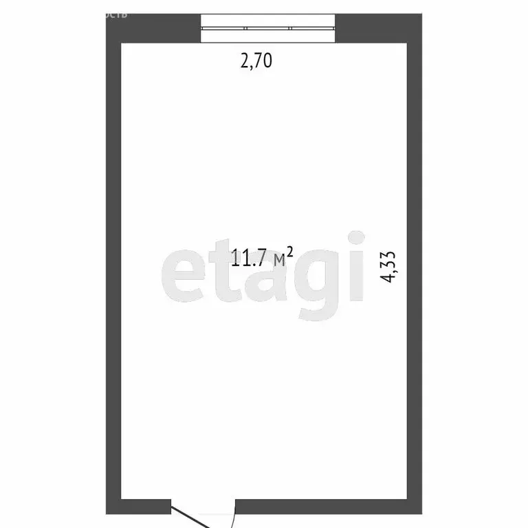1к в -комнатной квартире (11.2 м) - Фото 1