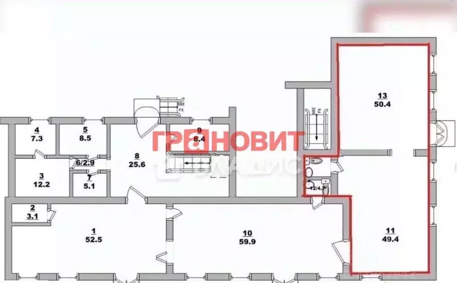 Помещение свободного назначения в Новосибирская область, Новосибирск ... - Фото 2