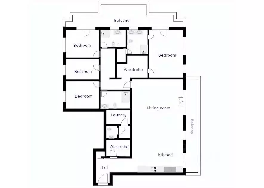 5-к кв. Москва ул. Ефремова, 19к2 (311.0 м) - Фото 1