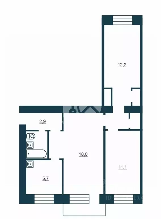 3-к кв. Новосибирская область, Новосибирский район, Барышевский ... - Фото 2