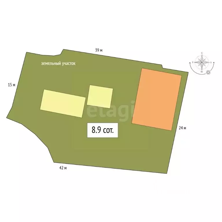 Дом в Алтай, Майминский район, с. Усть-Муны Набережная ул., 6 (142 м) - Фото 2