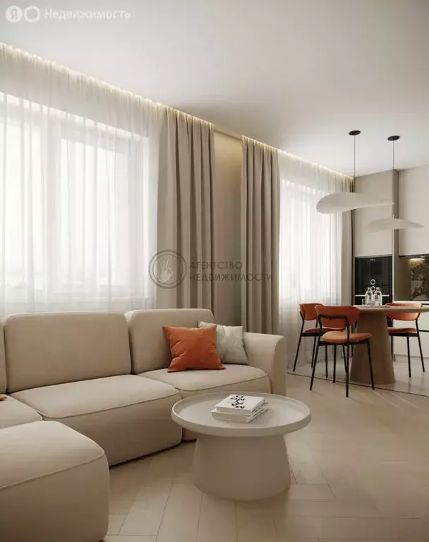 2-комнатная квартира: Казань, улица Аделя Кутуя, 110Дк3 (53 м) - Фото 2