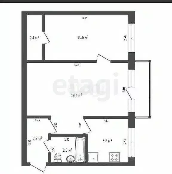 2-к кв. Мордовия, Саранск ул. Веселовского, 4 (44.9 м) - Фото 1