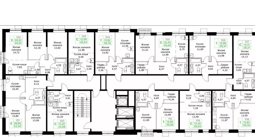 Студия Московская область, Мытищи Имени Г.Т. Шитикова мкр, Кит 2 жилой ... - Фото 2