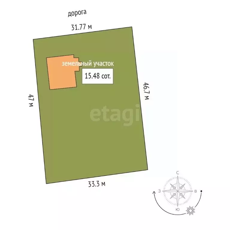 Дом в Томская область, Томск пос. Родионово, ул. Российская (158 м) - Фото 2