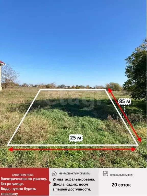 Участок в Крым, Симферопольский район, с. Укромное  (20.0 сот.) - Фото 1