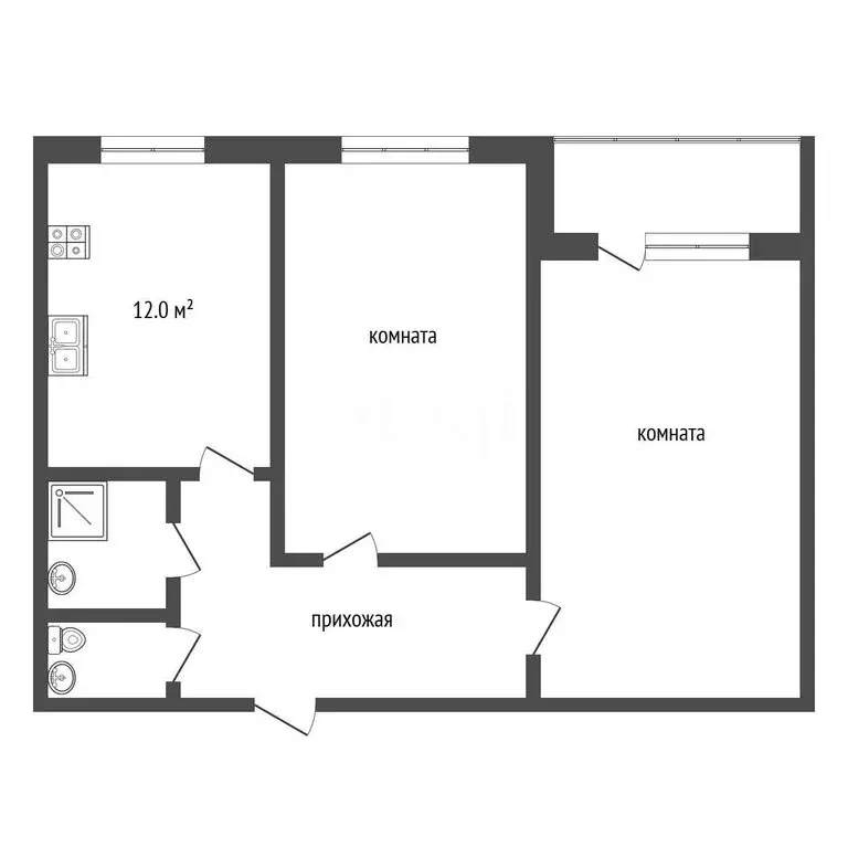 2-комнатная квартира: Балашиха, улица Ситникова, 6 (75 м) - Фото 0