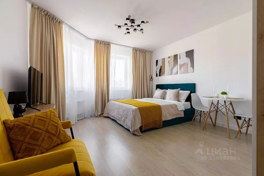 Студия Санкт-Петербург просп. Королева, 64к1 (25.0 м) - Фото 1