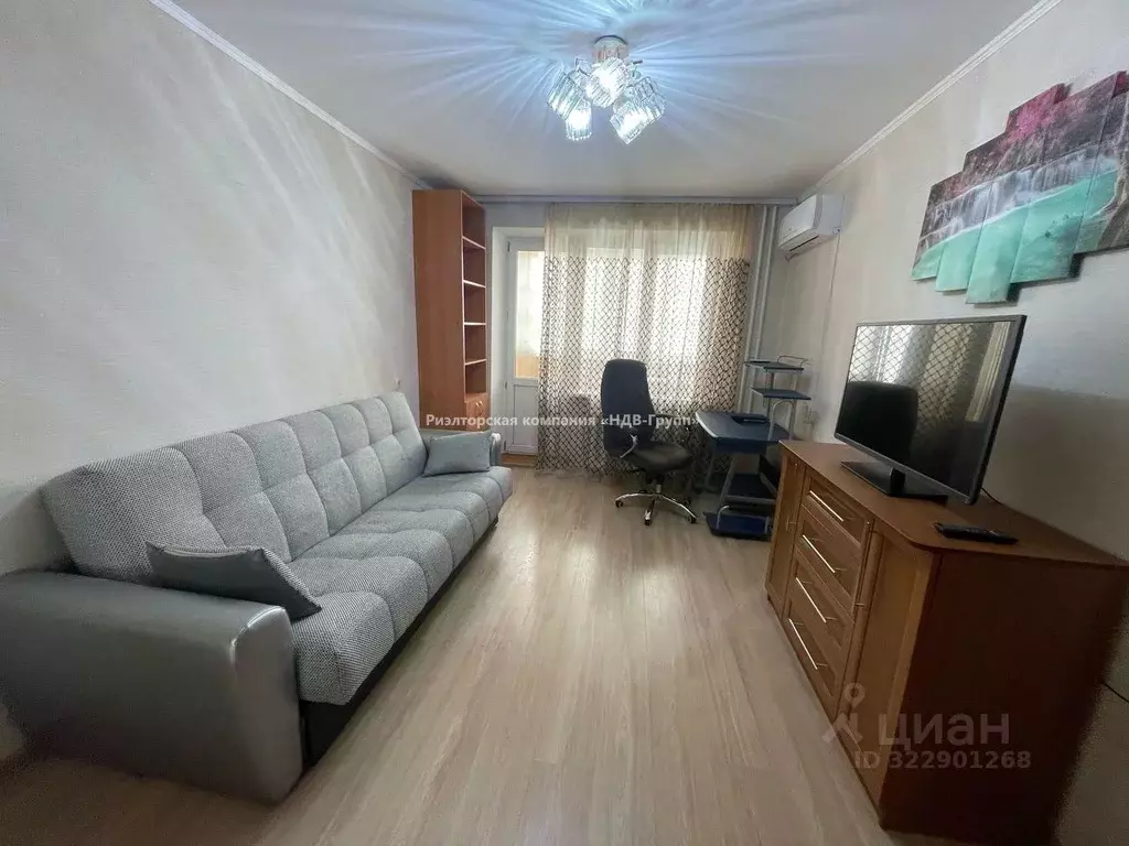 1-к кв. Хабаровский край, Хабаровск пер. Дзержинского, 20 (35.0 м) - Фото 1