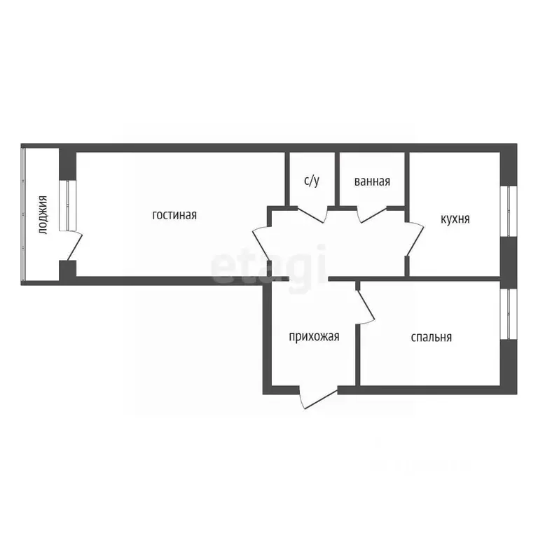 2-к кв. Красноярский край, Красноярск Суворовский мкр, ул. Минина, 125 ... - Фото 2