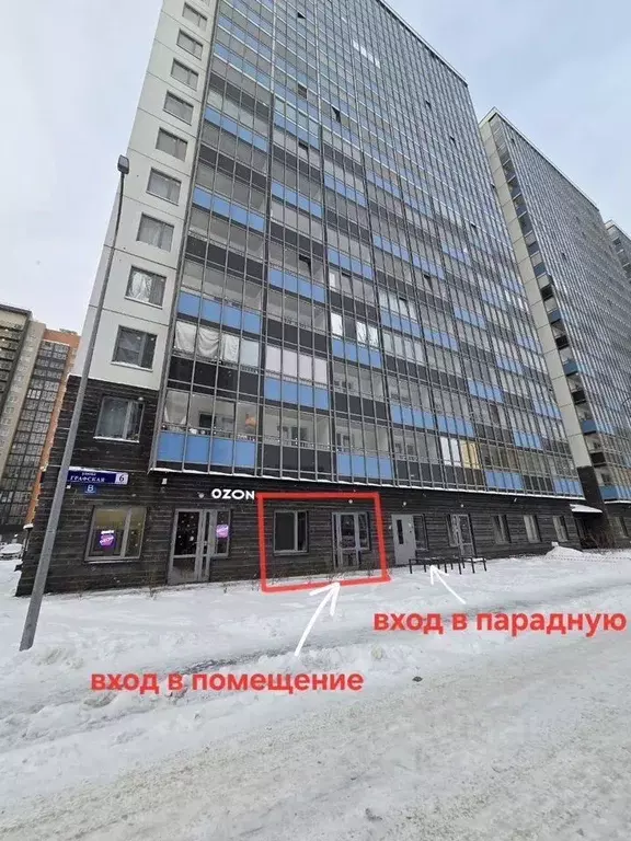 Помещение свободного назначения в Ленинградская область, Мурино ... - Фото 1