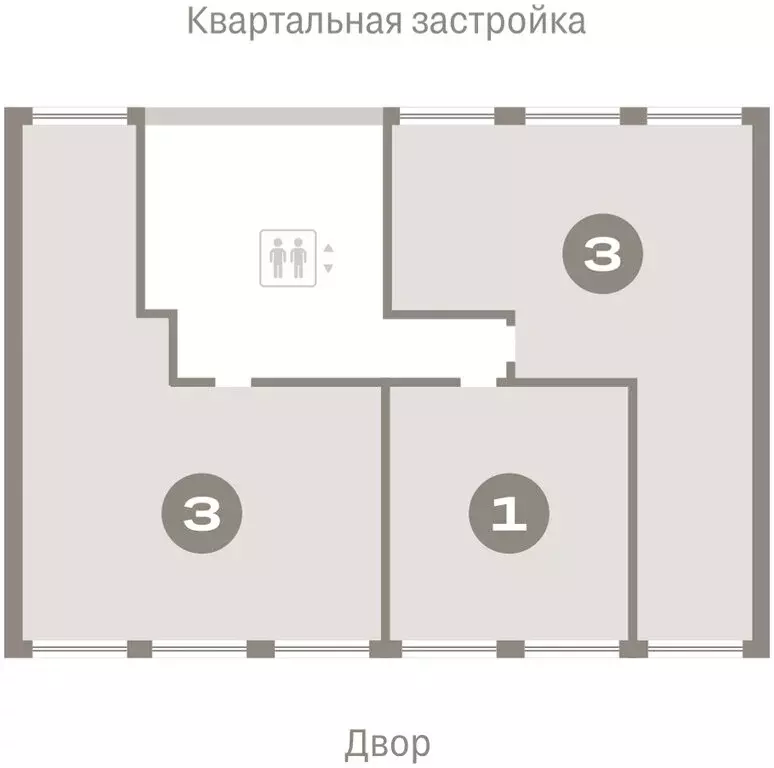 3-комнатная квартира: Тюмень, Мысовская улица, 26к1 (89.42 м) - Фото 1