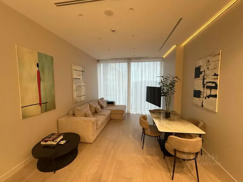 2-к кв. Москва 1-й Красногвардейский проезд, 22с1 (65.0 м) - Фото 2