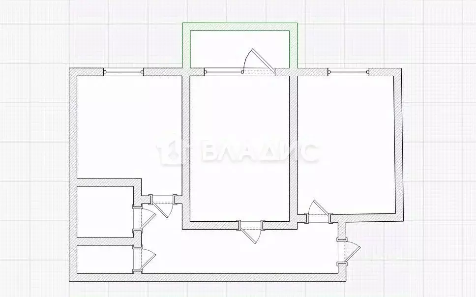 2-к кв. Пензенская область, Пенза ул. Карпинского, 35 (53.4 м) - Фото 2