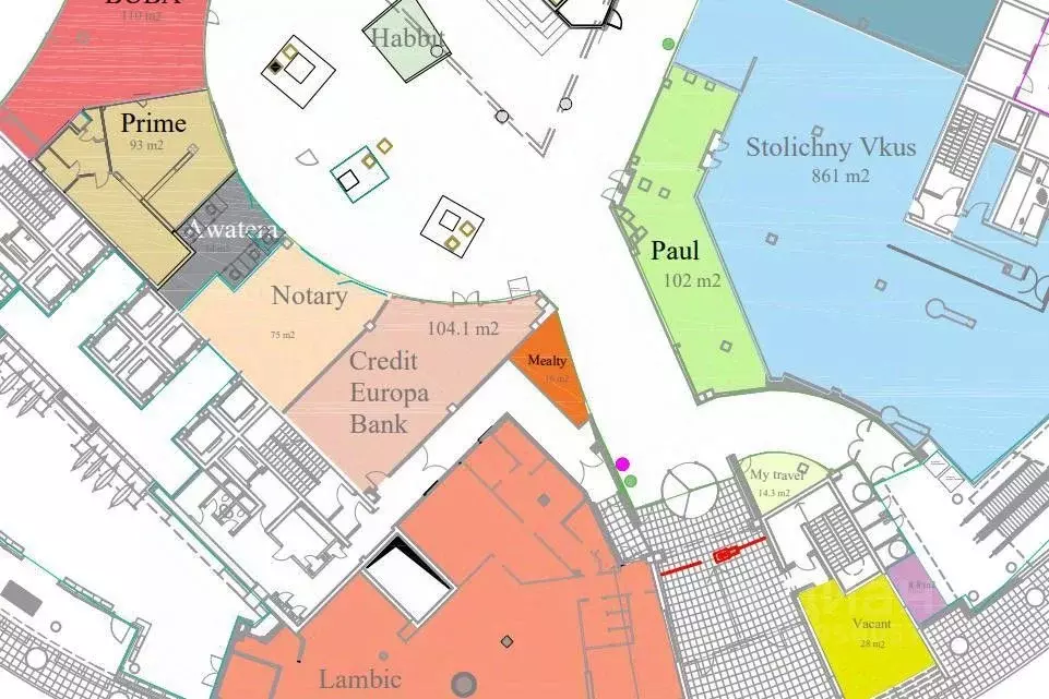 Помещение свободного назначения в Москва наб. Пресненская, 10блокС ... - Фото 2