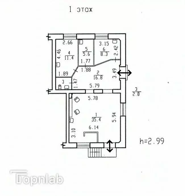Торговая площадь в Санкт-Петербург Лиговский просп., 172 (80 м) - Фото 2