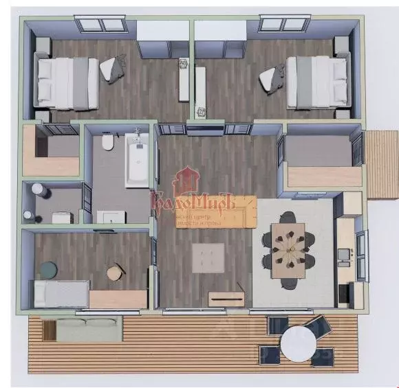 Коттедж в Московская область, Истра муниципальный округ, д. Подпорино  ... - Фото 2
