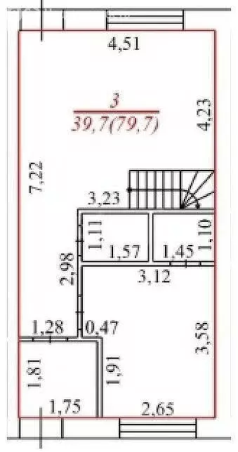 3-комнатная квартира: Кривцово, Тихая улица, 11 (79.7 м) - Фото 1