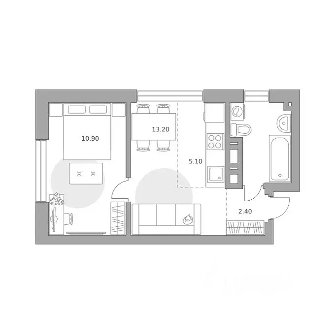2-к кв. Башкортостан, Уфа Зеленая Роща жилрайон, Лесная Симфония жилой ... - Фото 0