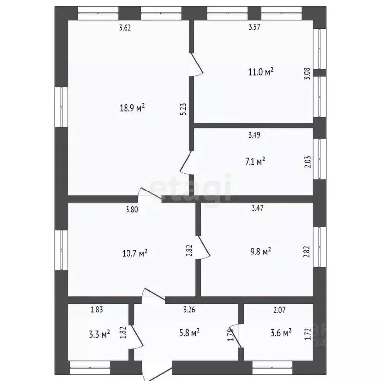 Дом в Тюменская область, Тюмень ул. Гайдара (70 м) - Фото 2