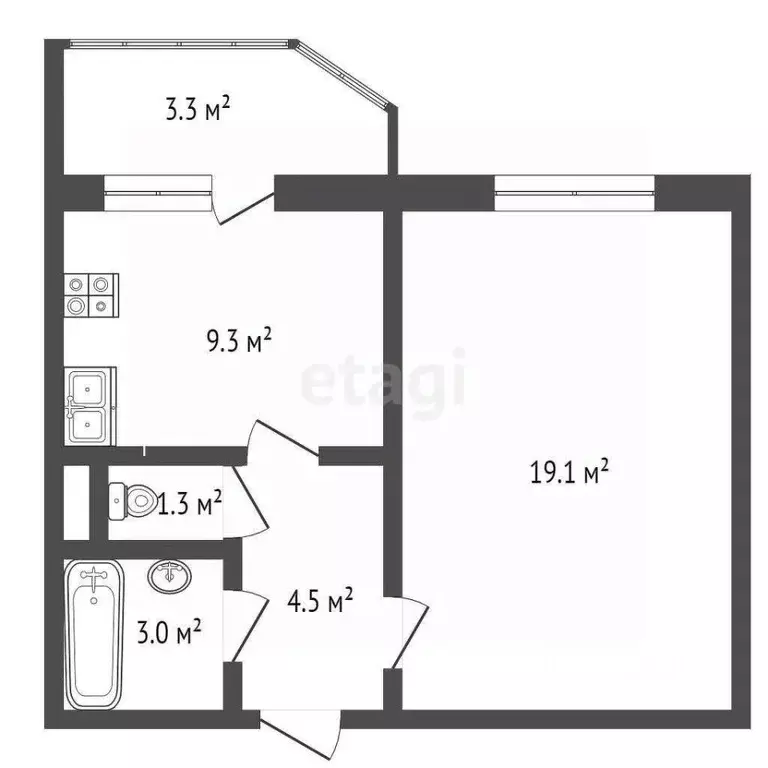 1-к кв. Орловская область, Орел ул. Емлютина, 18 (37.4 м) - Фото 0