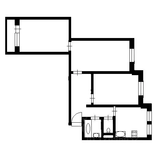 3-к кв. Санкт-Петербург Камышовая ул., 54К1 (67.6 м) - Фото 2