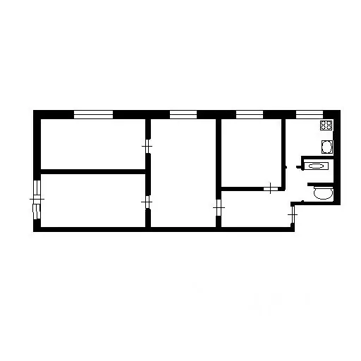 4-к кв. Иркутская область, Усть-Илимск ул. Чайковского, 2 (64.0 м) - Фото 0