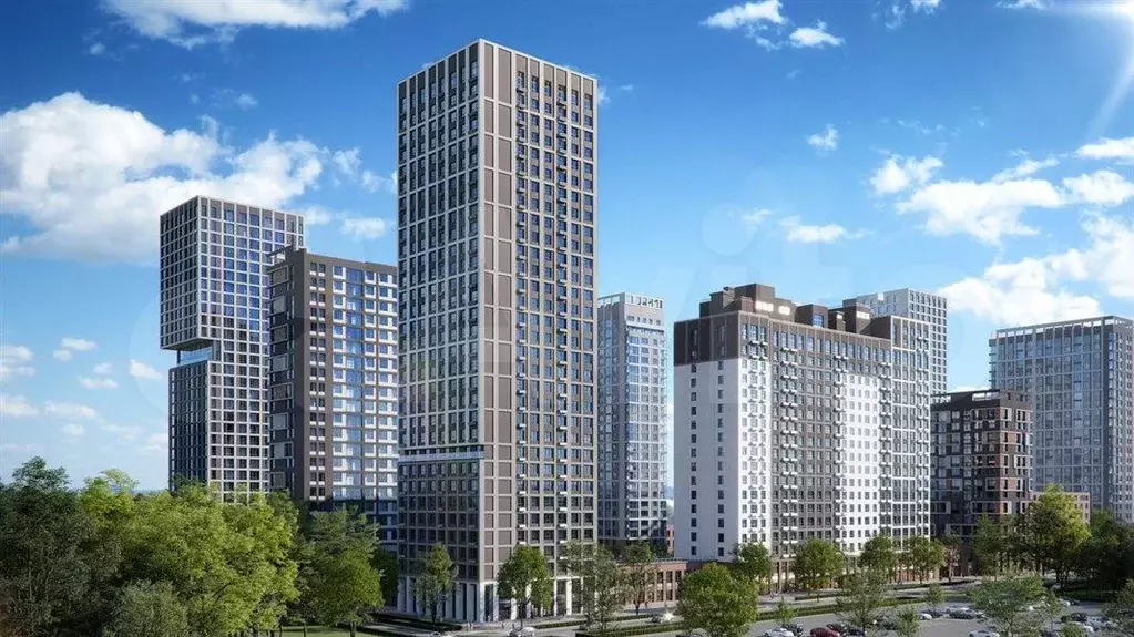 1-к. квартира, 39,6 м, 28/30 эт. - Фото 1