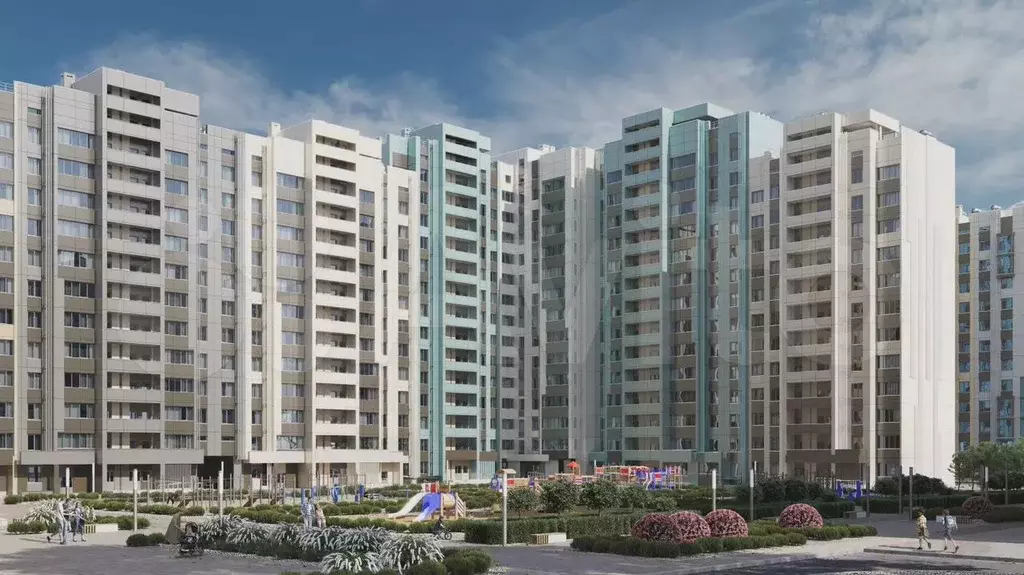 Квартира-студия, 34,9 м, 7/17 эт. - Фото 1