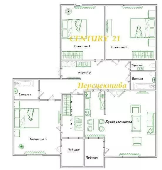 3-комнатная квартира: Москва, улица Академика Волгина, 8А (149 м) - Фото 0