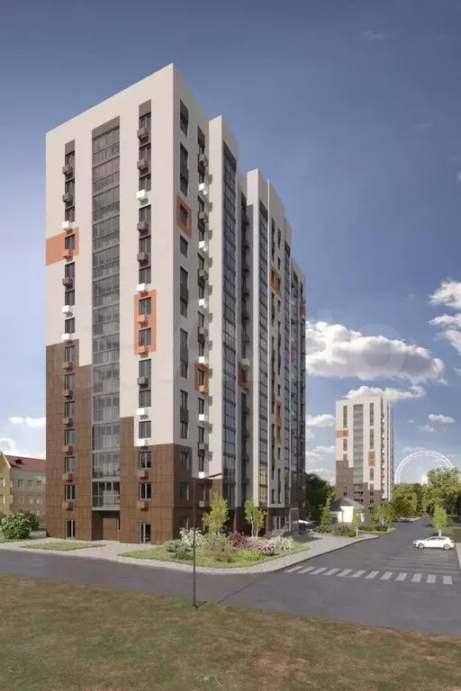 1-к. квартира, 37,1 м, 2/14 эт. - Фото 1