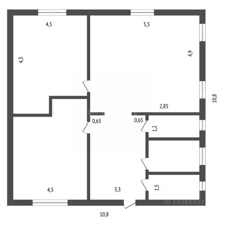 Дом в Красноярский край, Емельяново пгт, Звездный мкр ул. Садовая, 23 ... - Фото 2