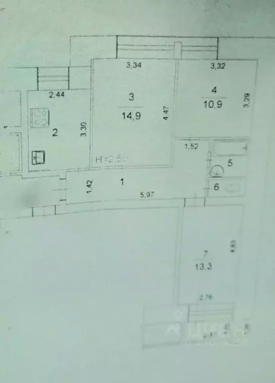 3-к кв. Волгоградская область, Волгоград Родниковая ул., 18 (64.5 м) - Фото 0