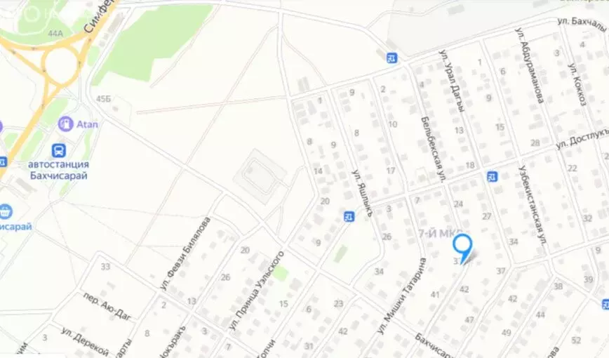 Участок в Бахчисарай, Бельбекская улица, 33 (7 м) - Фото 1