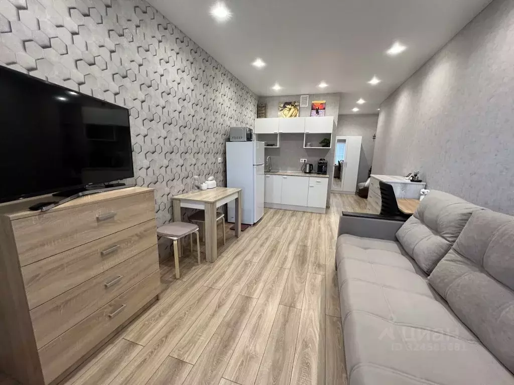 Студия Новосибирская область, Новосибирск Выборная ул., 133/1 (27.3 м) - Фото 1